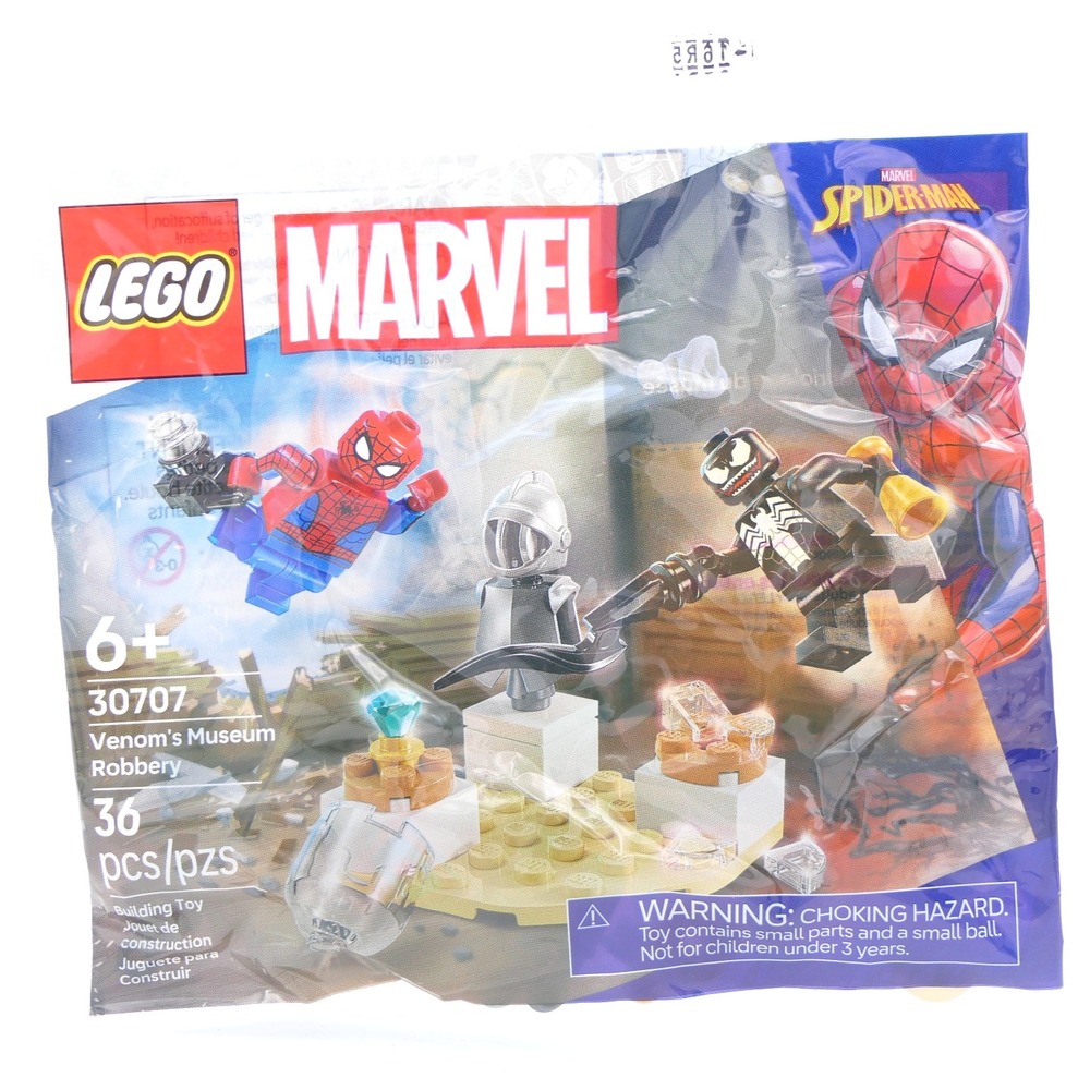 LEGO Marvel Spider-Man Venom's Museum Robbery 30707 Building Toy 36 Pcs Ages 6+